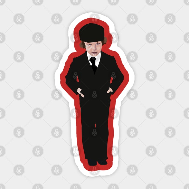 The Omen Sticker by FutureSpaceDesigns